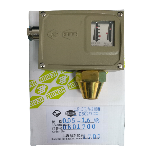 D502/7D-0801700壓力控制器-上海遠(yuǎn)東儀表廠(chǎng)