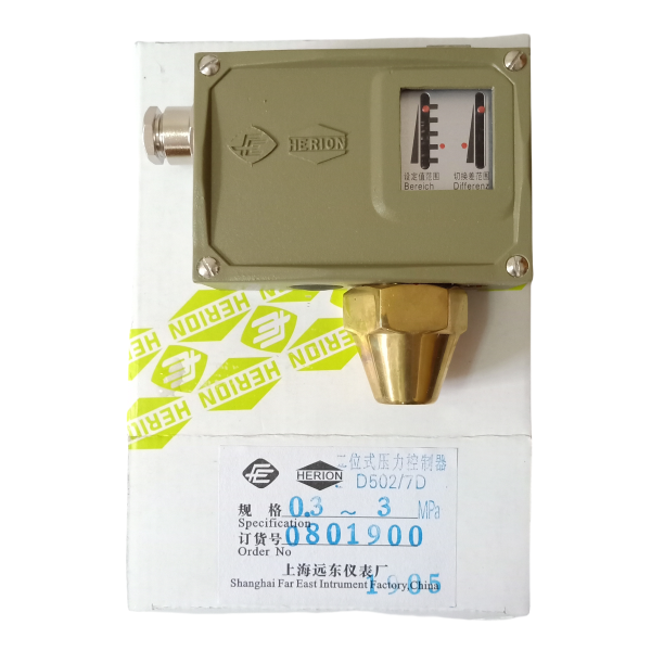 D502/7D-0801900壓力控制器-上海遠(yuǎn)東儀表廠(chǎng)