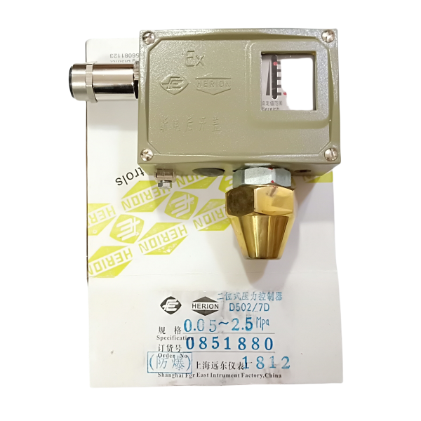 D502/7D-0851880防爆型壓力控制器-上海遠(yuǎn)東儀表廠(chǎng)