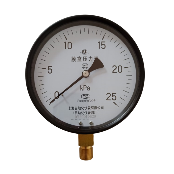 YE-150（0-25KPa）普通膜盒壓力表